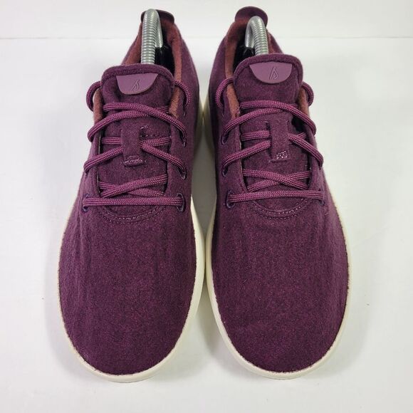 Allbirds Men's Burgundy Superfine Merino Wool Runner Shoes Sz 9 - Picture 3 of 9